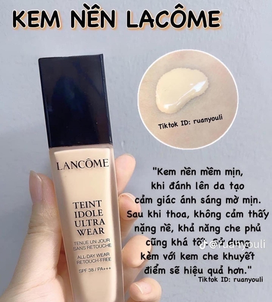 KEM NỀN LANCOM TEINT IDOLE ULTRA WEAR FULLSIZE TONE 250