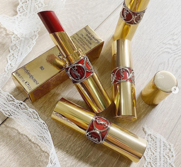 SON YSL VOLUPTE SHINE MÀU 80 CHILI TUNIQUE