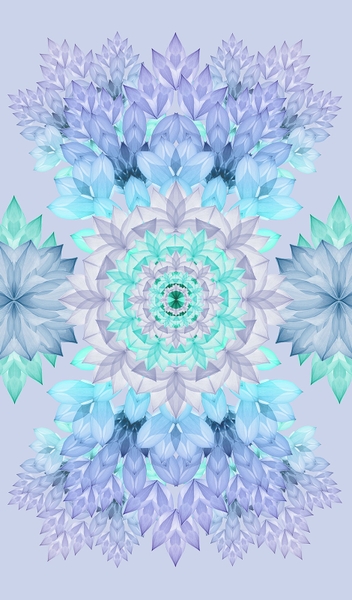 Lotus lavender silk fabric