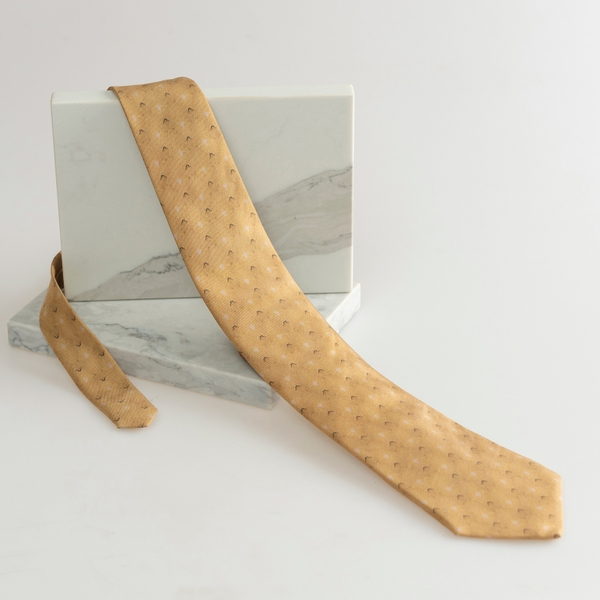 Diamond honey silk tie