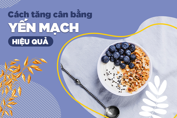 Yến mạch ăn kèm gì để tăng cân?
