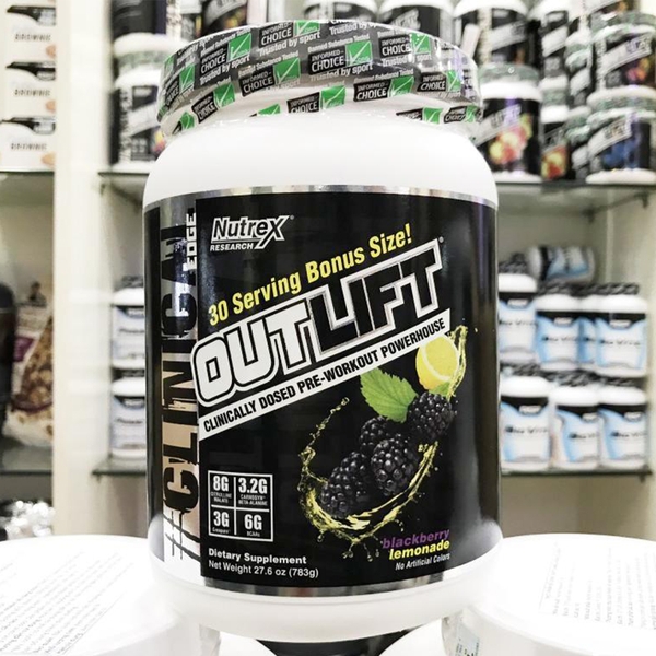 Outlift 30 servings Pre Workout tăng thêm sức mạnh