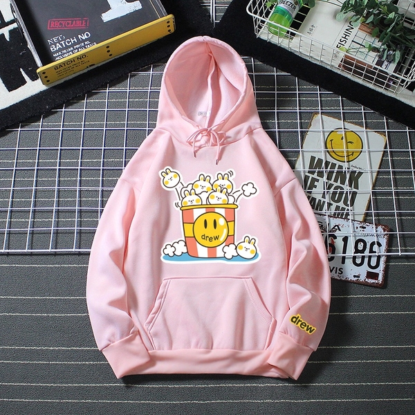 Áo Hoodie Vải Nỉ Nam Nỉ Sweater Unisex Cute.