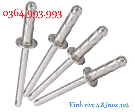 Đinh rive 4.0-4.8 (Đinh rút 4) Inox 304 Công ty Cường Thịnh Đinh Rive 4.0-4.8 (Đinh Rút 4) Inox 304 Công Ty Cường Thịnh