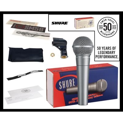 【値下げ】【新品未使用】SHURE SM58 50周年記念エディション SHURE SM58-50A (五十週年紀念版) – 香港Hong Kong Pro Audio