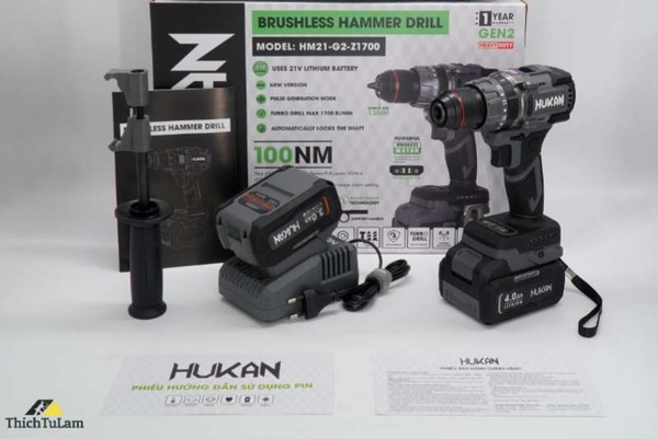 Máy Khoan Pin Hukan Z1700: Sức Mạnh Trong Tầm Tay Của Bạn