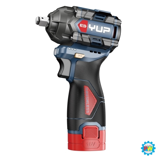 Máy bắn bu lông dùng pin 16.8V lực 280N.m đầu 1/2inch Yup YP16-W280M