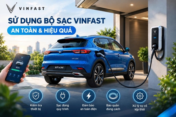 Kinh Nghiệm Sử Dụng Bộ Sạc VinFast An Toàn Và Hiệu Quả