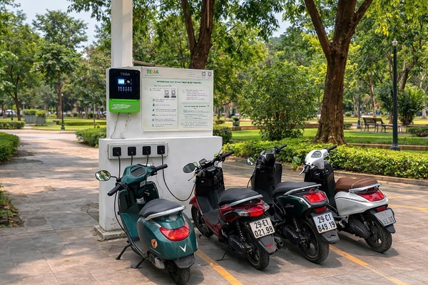 Cách Sạc Xe Máy Điện VinFast Tại Trạm Sạc - Hướng Dẫn Chi Tiết Cho Người Mới Sử Dụng