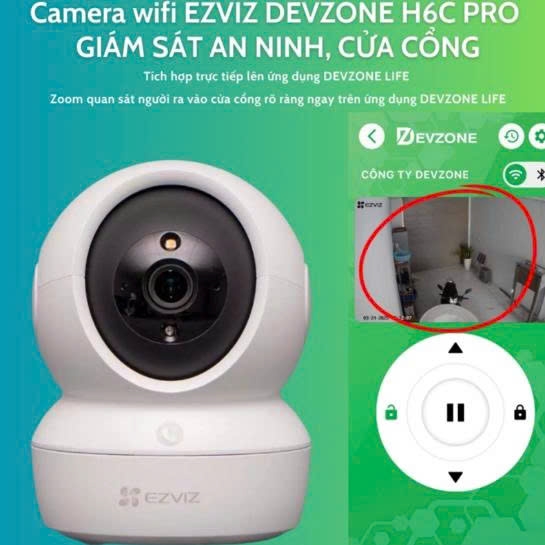 Camera EZVIZ DEVZONE H6C PRO – Giải Pháp Giám Sát Cửa Cổng Toàn Diện Cho Ngôi Nhà Thông Minh