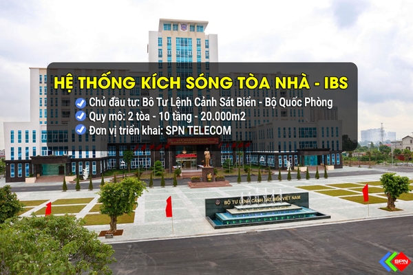Hệ Thống Kích Sóng Di Động Trụ Sở Cơ Quan BTL Cảnh Sát Biển Hà Nội