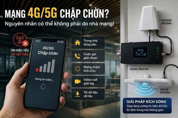 Mạng 4G/5G Chập Chờn? Nguyên Nhân Có Thể Không Phải Do Nhà Mạng
