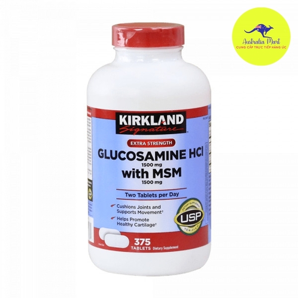 Kirkland Glucosamine HCL Xách tay chính hãng Australia Mart