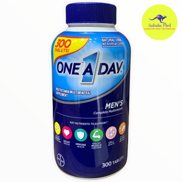 Những loại vitamin và khoáng chất cần thiết nên có trong viên uống One A Day Men\'s Multivitamin là gì?