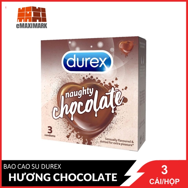bao-cao-su-durex-huong-naughty-chocolate-socola-3-cai-hop