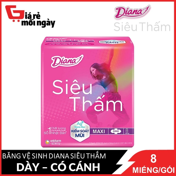 bang-ve-sinh-diana-sieu-tham-maxi-day-co-canh-8-mieng-goi