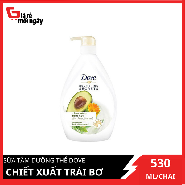 sua-tam-duong-the-dove-cang-bong-tuoi-moi-chiet-xuat-trai-bo-xanh-la-530g