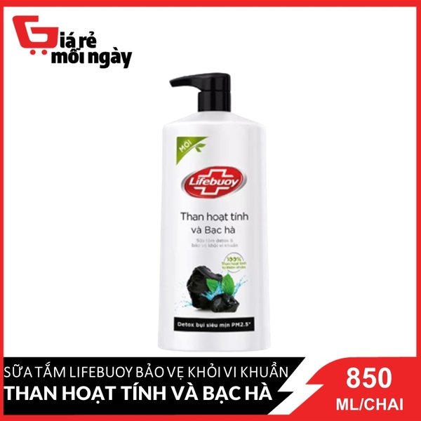 sua-tam-lifebuoy-bao-ve-khoi-vi-khuan-than-hoat-tinh-va-bac-ha-den-chai-850ml