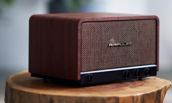 Loa không dây Airpulse P100X: Thiết kế hoài cổ kết hợp công nghệ hiện đại