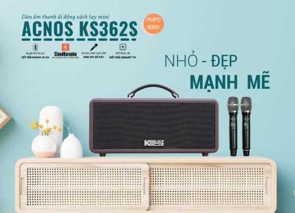 Review Loa Acnos KS362S Dòng Loa Karaoke Có Vang Số