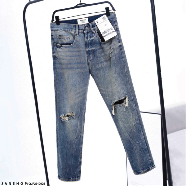 quan-jean-fapas-slim-cropped-paint-xanh-do