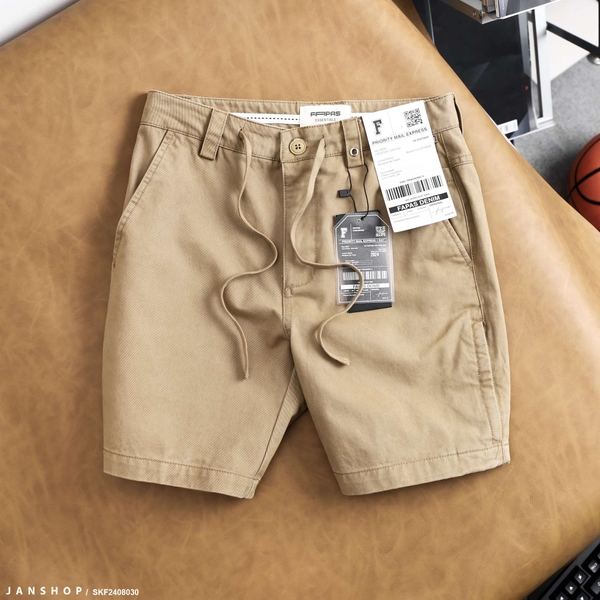 short-kaki-fapas-slimfit-pockets