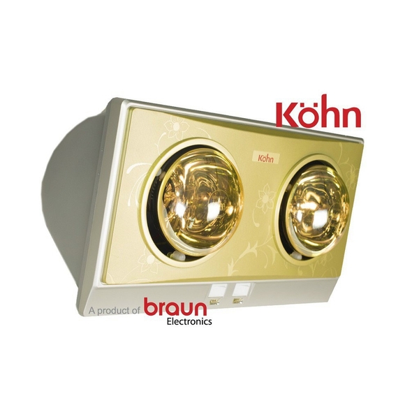 đèn sưởi 2 bóng Kohn KN02G