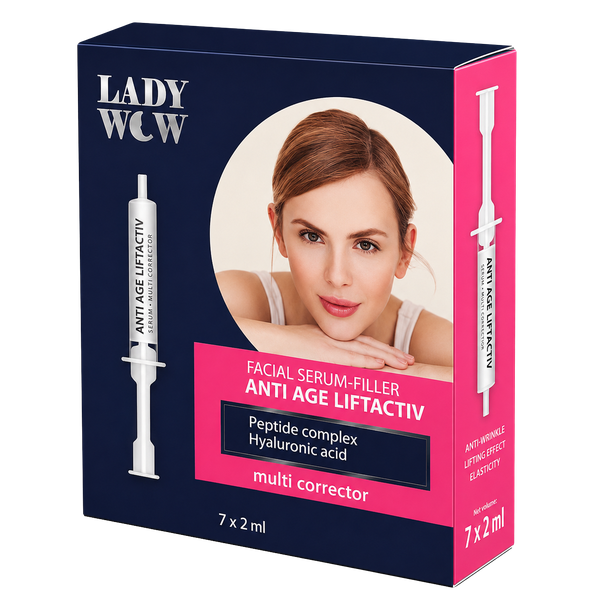 LADY WOW Serum-filler chống nhăn ngăn ngừa lão hóa cho da mặt 7x2ml