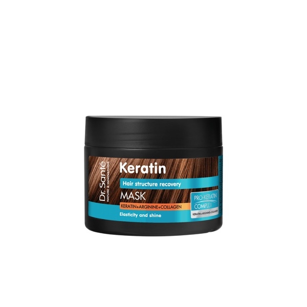 Kem ủ xả phục hồi cấu trúc tóc Dr. Sante Keratin 300ml