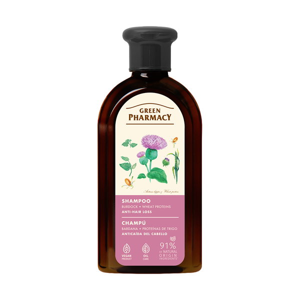 Dầu gội Green Pharmacy Cây ngưu bàng và Protein lúa mì 350ml