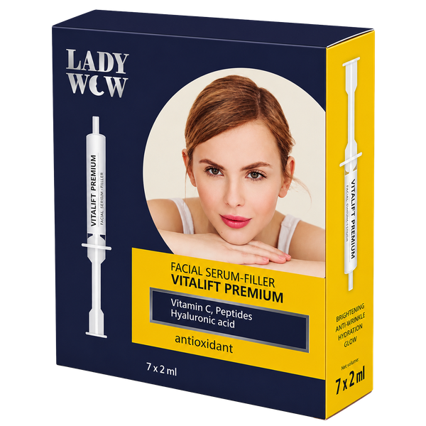 LADY WOW Serum-filler giúp làm sáng da trị nám 7x2ml