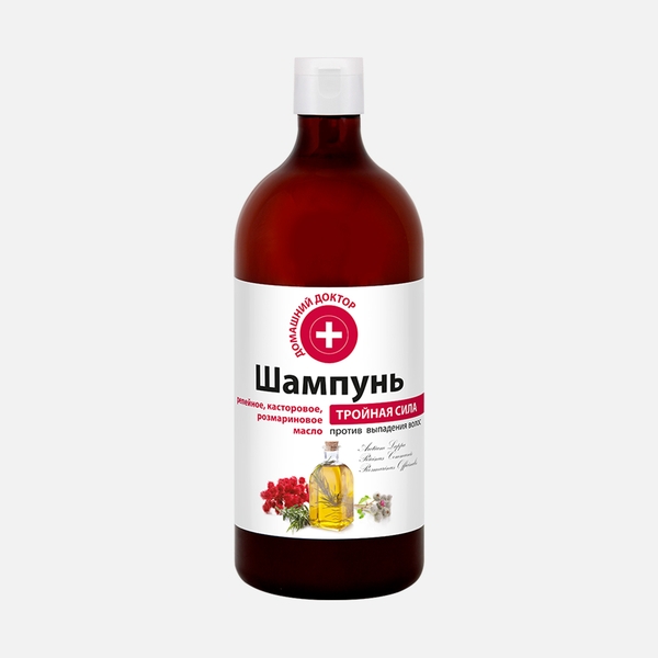Dầu gội ba tác động chống rụng tóc Domashnij Doctor 1000ml