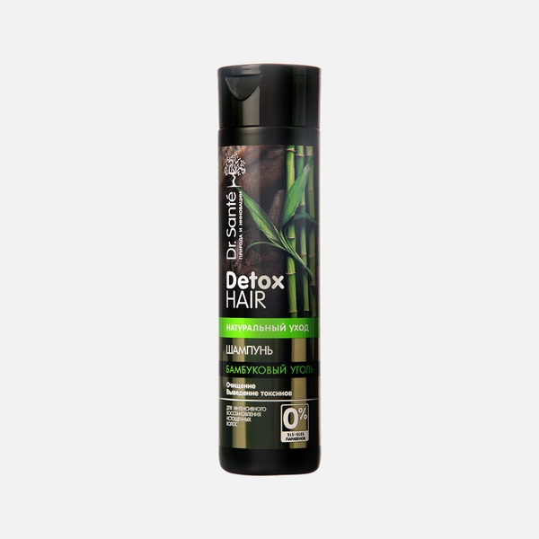 Dầu gội detox tóc và da đầu chiết xuất than tre hoạt tính Dr. Sante Detox Hair 250 ml