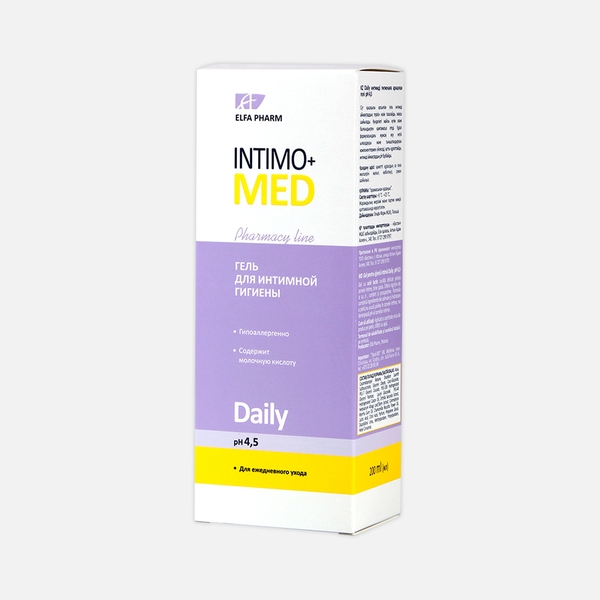 Dung dịch vệ sinh phụ nữ Intimo+Med DAILY 200ml - Dùng hàng ngày