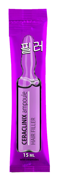 LADY WOW CERACLINIX ampoule hair filler with ceramides / Kem hấp phục hồi dành cho tóc với Ceramides 15 ml