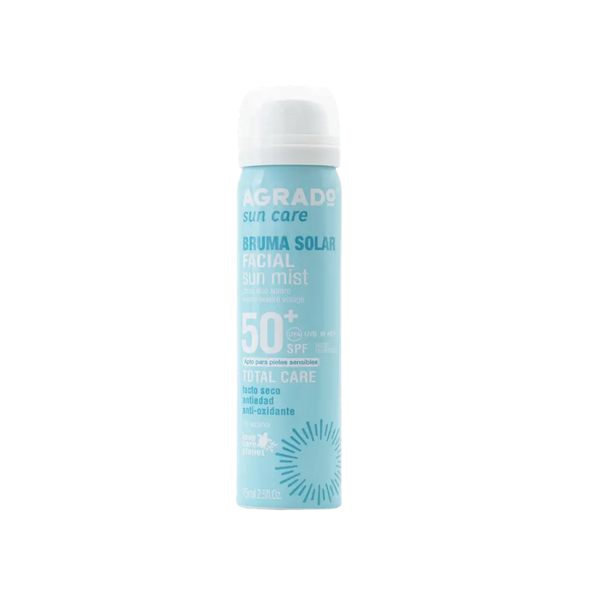 FACE SUN DRY MIST SPF50 75 ml AGRADO  XỊT CHỐNG NẮNG DÀNH CHO DA MẶT SPF50+