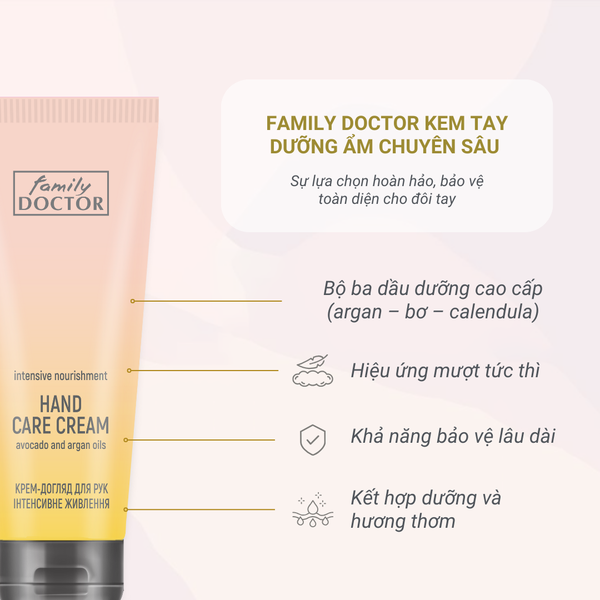 Family Doctor Kem tay dưỡng ẩm chuyên sâu 75ml