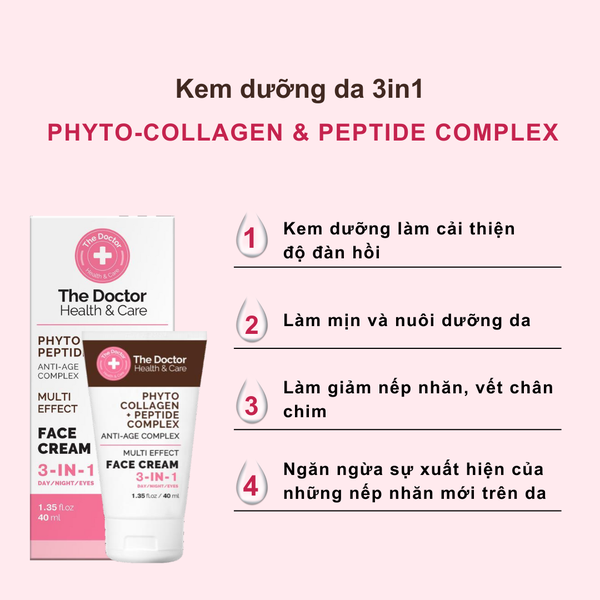The Doctor Health & Care PHYTO COLLAGEN-PEPTIDE COMPLEX Face cream 3 in 1 40ml