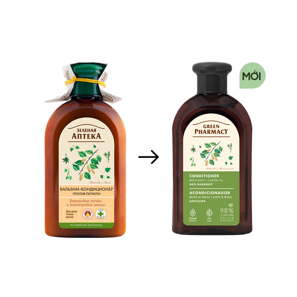 Dầu xả Green Pharmacy Nụ bach dương và dầu thầu dầu 300ml