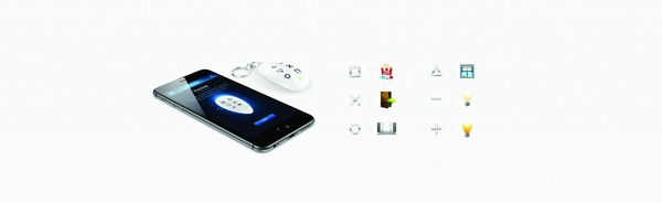 Remote cầm tay Fibaro - Fibaro Keyfob nhiều kịch bản đa năng