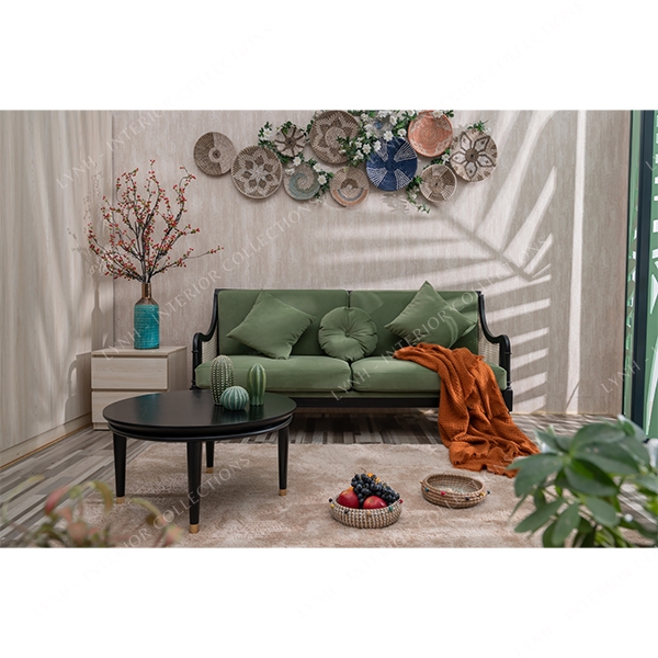 Sofa văng pha mây Indochine LYNH-SF019