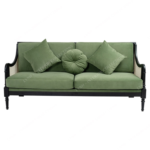 Sofa văng pha mây Indochine LYNH-SF019