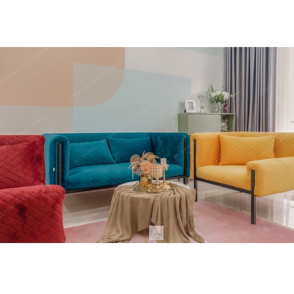 Sofa đơn vuông khung sắt LYNH-SF006