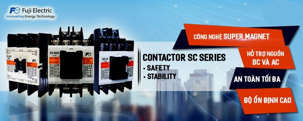 Contactor Fuji Electric dòng SC có gì nổi bật?