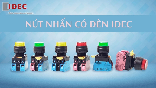 Nút nhấn có đèn IDEC Ø22 và Ø16 chính hãng