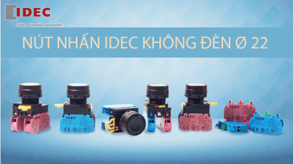 Nút nhấn idec phi 22 dòng YW1B và YW1L chính hãng