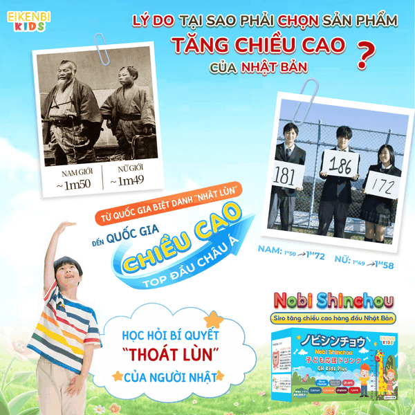 Siro Tăng Chiều Cao Nobi Shinchou Nhật Bản (Hộp 15 ống 10ml)