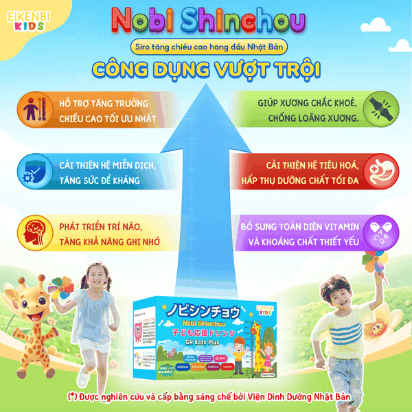 Siro Tăng Chiều Cao Nobi Shinchou Nhật Bản (Hộp 15 ống 10ml)