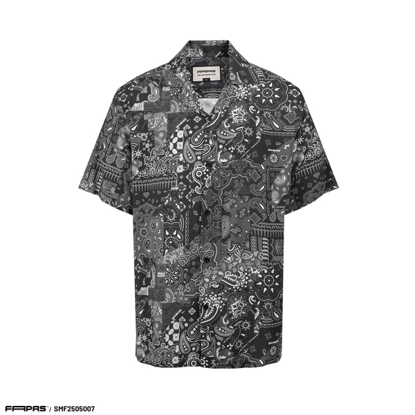 Sơ Mi Tay Ngắn Fapas Relaxed Brocade