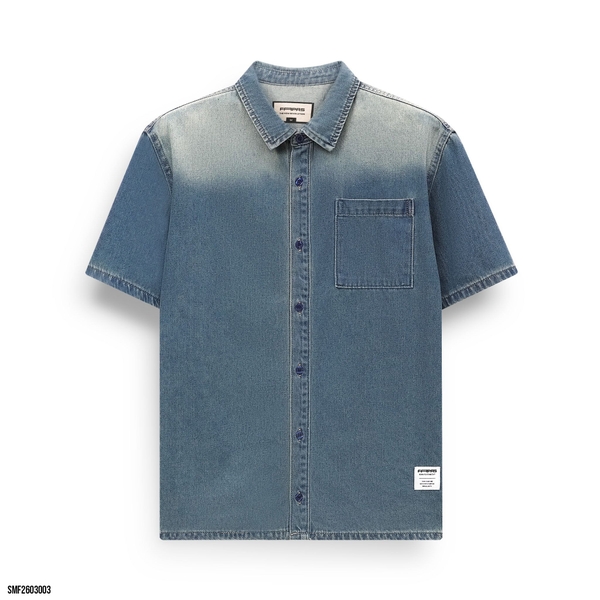 Sơ Mi Tay Ngắn Jean Fapas Boxy Dream